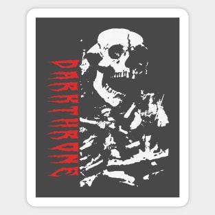 Darkthrone Skull Fanart Sticker